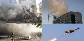 Rusia ataca orasele ucrainene cu drone si rachete